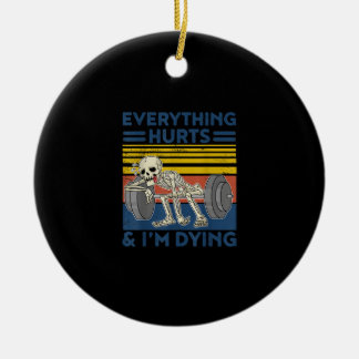 Allt Ontr viktande Ness Gym Gift Julgransprydnad Keramik
