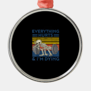 Allt Ontr viktande Ness Gym Gift Julgransprydnad Metall