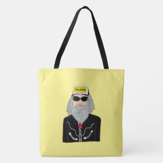 Allt-över-utskrift, skulderton tygkasse