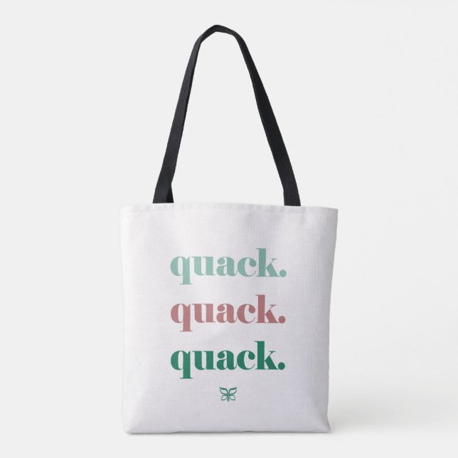 Allt-över-utskrift, skulderton tygkasse (Baksida)