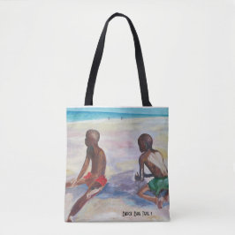 Allt-över-utskrift, skulderton tygkasse