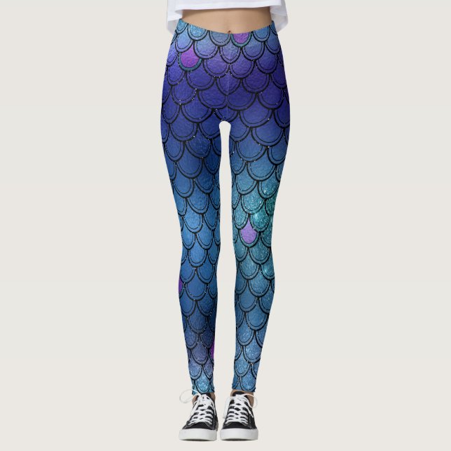 Allt-över-utskrifter Leggings (Framsida)