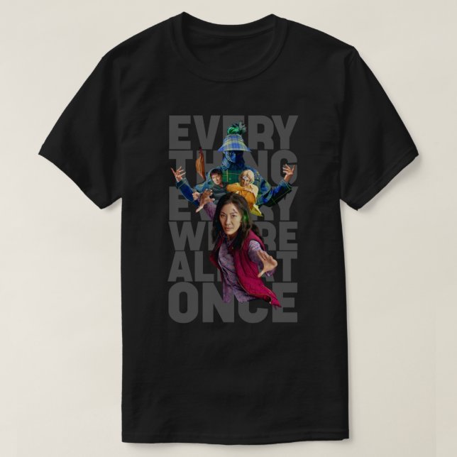 Allt överallt på gången t shirt (Design framsida)