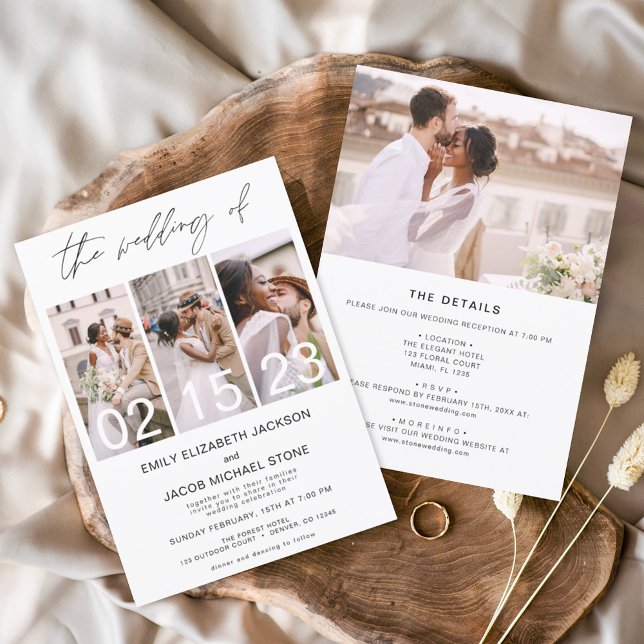 Allt på ena Bröllopen av en enkel, minimalistisk f (Skapare uppladdad)