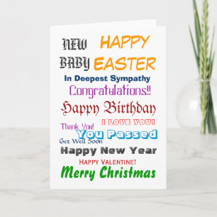 ALLT PÅ ETT MULTISKT KORT SOM SKICKAS EN GÅNG OM Å