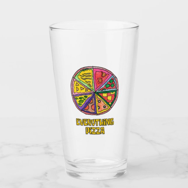 Allt Pizza Art Work by Kareem Glaskopp (Framsida)