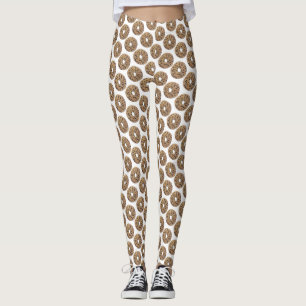 Allt poppy Sesame Seed Bagel Breakfast Food Leggings
