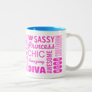 "Allt prinsessan och mer!" Kaffe Mugg