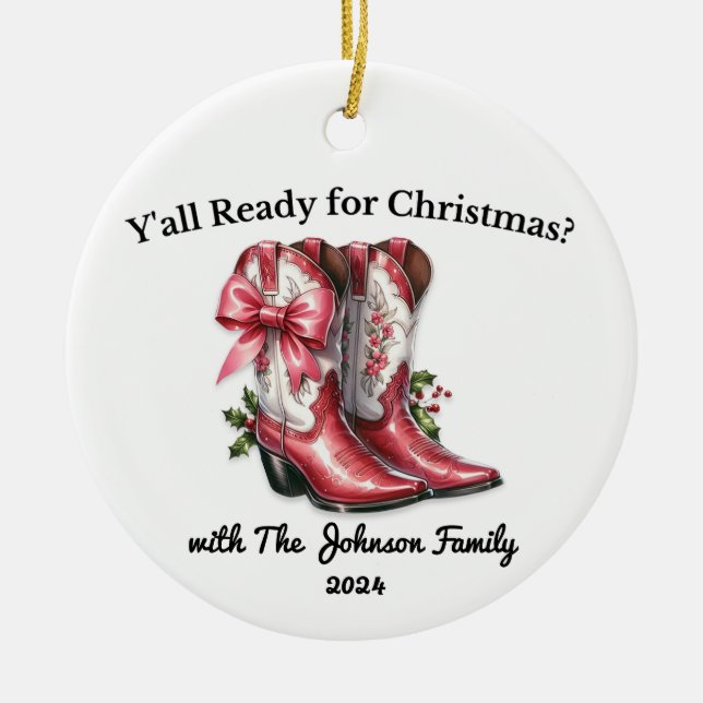 Allt Redo till jul? Julgransprydnad Keramik (Framsidan)