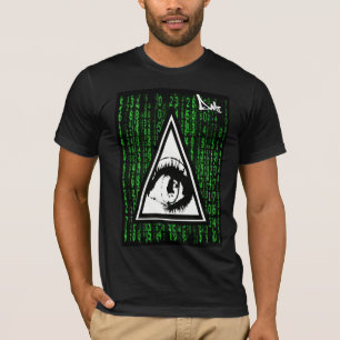 ALLT SEENDE ÖGA KODIFIERAR T-SKJORTAN VID DMT T-SHIRT