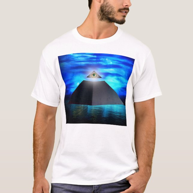 Allt seende öga tee shirt (Framsida)