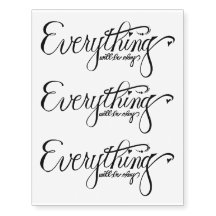 Allt ska är den oka tillfälliga tatueringen