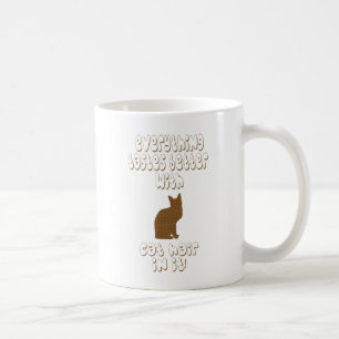 Allt smakar bättre med katthår i den! kaffemugg