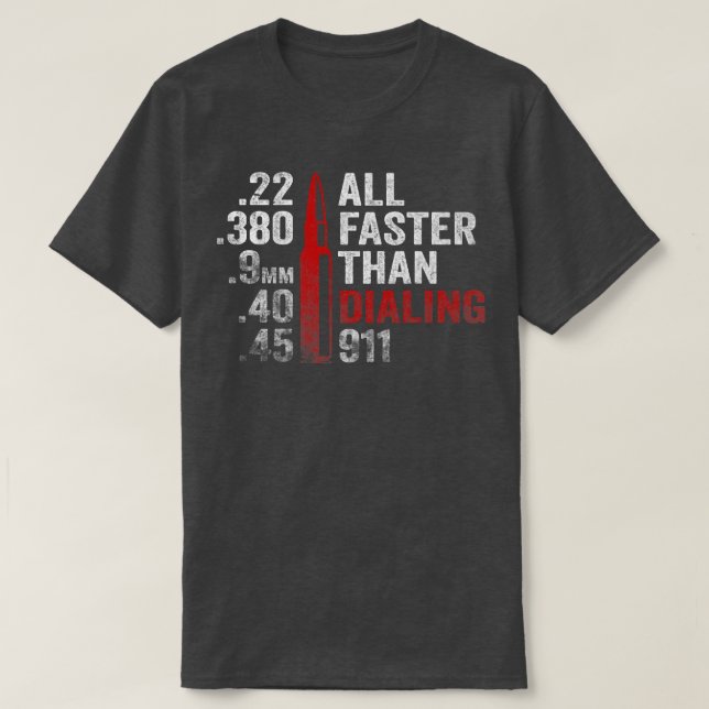 Allt snabbare än uppringning 911 265 t shirt (Design framsida)
