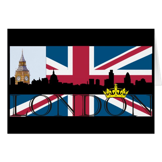 Allt som är London Hälsningskort (Framsidan Horizontal)