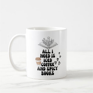 Allt som behövs är kaffe och krydda bokar kaffemugg