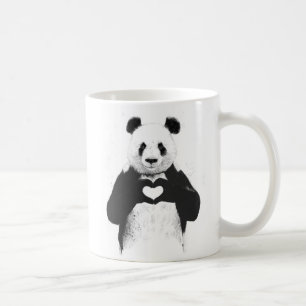 Allt som du behöver, är kärlek kaffemugg