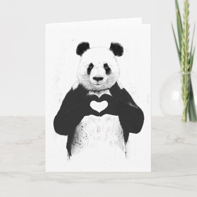 Allt som du behöver, är kärlek kort (Framsida)