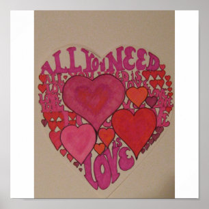 Allt som du behöver, är kärlek! poster