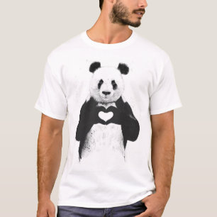 Allt som du behöver, är kärlek t-shirt