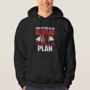 Allt som går enligt planen Music Pun Manar W Hoodie