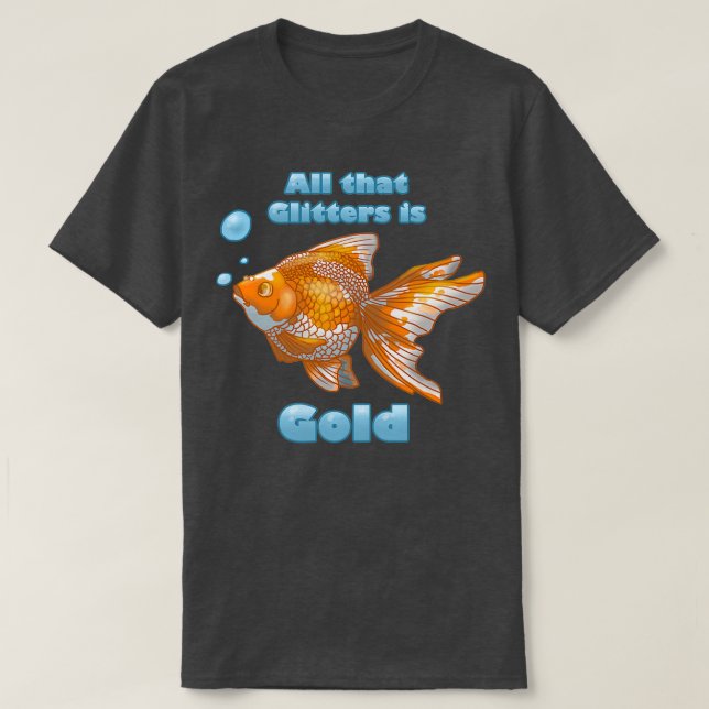 Allt som Glitter är Guld T Shirt (Design framsida)
