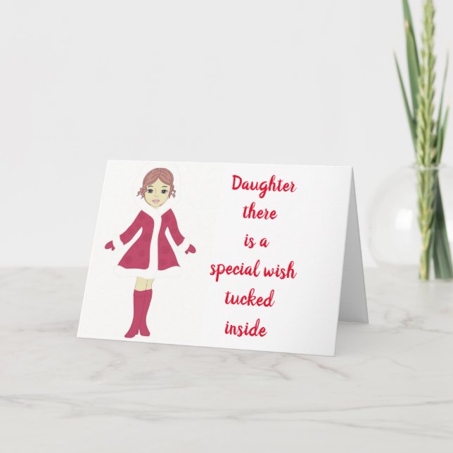 ALLT SOM GÖR DIG LYCKLIG **DAUGHTER** KORT (Framsida)