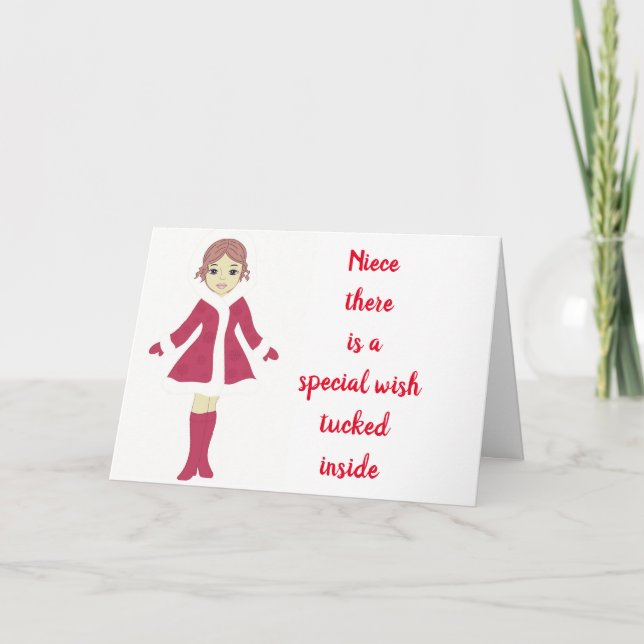 ALLT SOM GÖR ER LYCKLIG **NIECE** KORT (Framsida)