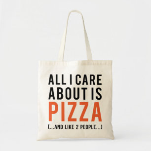 Allt som jag att bry sig, är omkring pizza (och tygkasse