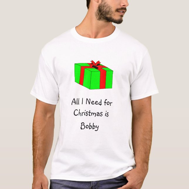 Allt som jag behöver för jul, är Bobby Tröja (Framsida)