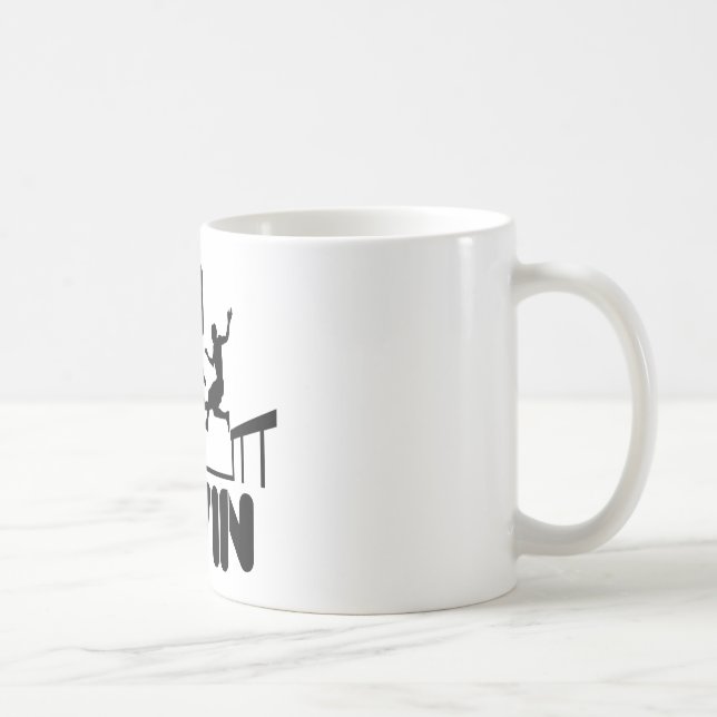 Allt som jag gör, är segern på steeplechasen kaffemugg (Höger)
