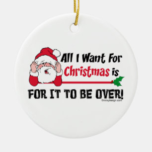 Allt som jag önskar för jul, är för att det sk julgransprydnad keramik