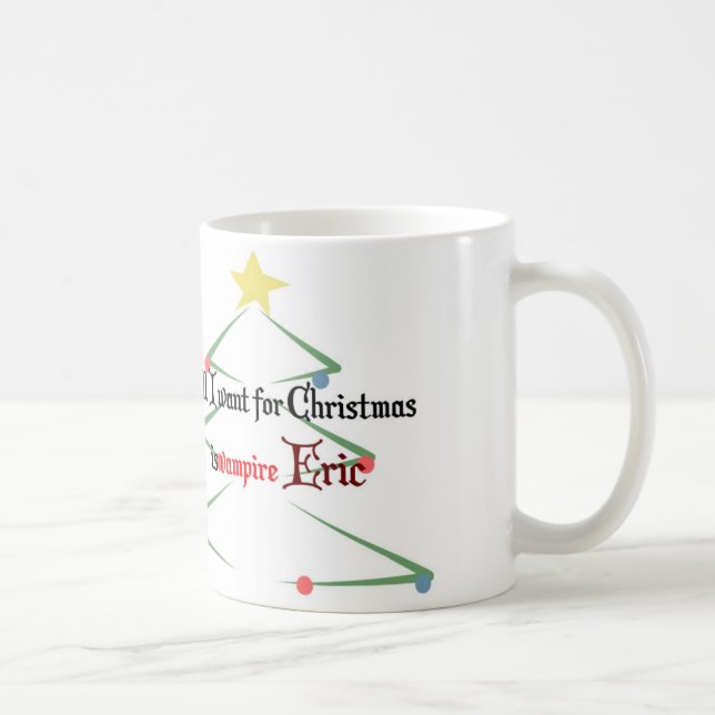 Allt som jag önskar för jul, är vampyren Eric Kaffemugg (Höger)