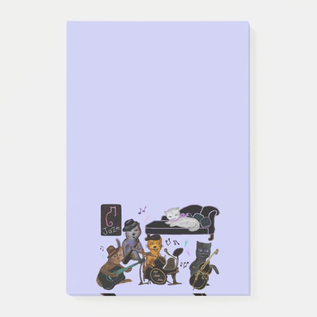 Allt, som Jazz Postar-it®, noterar Post-it Block (Framsida)