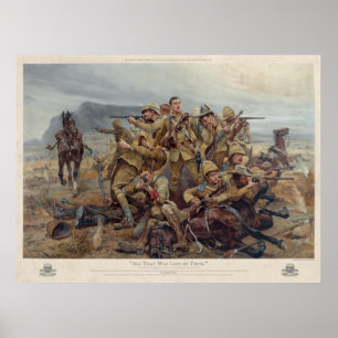 "Allt som Lämnades av dem" Modderfontein, 1902 Poster