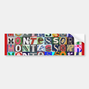 Allt tecken pekar till Montessori! Bildekal