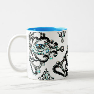 "Allt Tiara" två-ton COFFEE MUGG