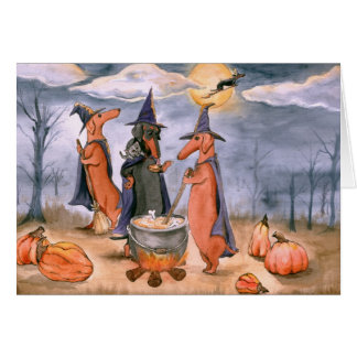 Allt tjuter kväll hälsningskort