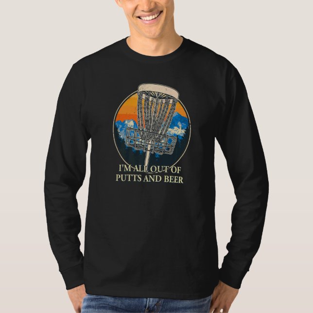 Allt utom tuttar och öl golf-dryck t shirt (Framsida)