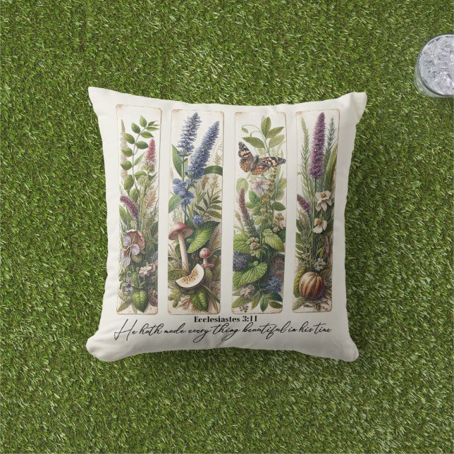 Allt vackert i sin tid botanisk kudde (Gräs)