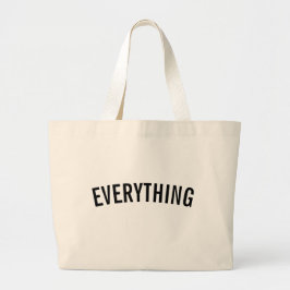 Allt Verkligen Big Bag-Weekender Bag-Giant Groc Jumbo Tygkasse