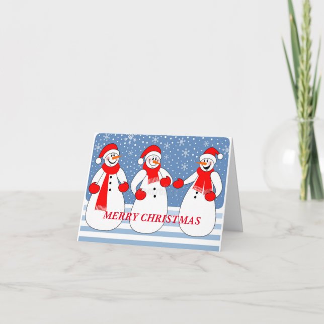 "ALLT VI BEHÖVER ÄR LITE MISTELTOE" KORT (Framsida)