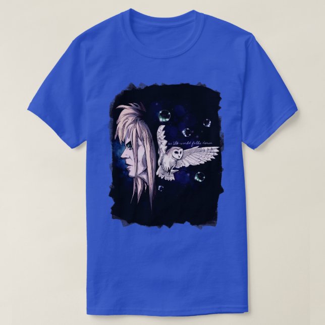 Allteftersom världen rasar t shirt (Design framsida)