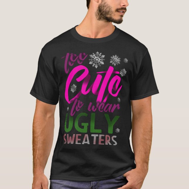ALLTFÖR KUL, LÅNGA Julsöglare T Shirt (Framsida)