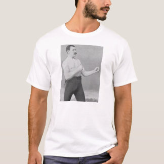 Alltför Manly-Man skjorta Tee