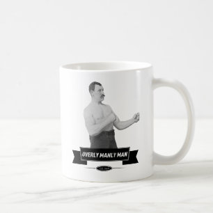 Alltför Manly manmugg Kaffemugg