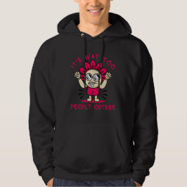 ALLTFÖR MÄNNISKOR UTANFÖR Lustigt söt Hoodie
