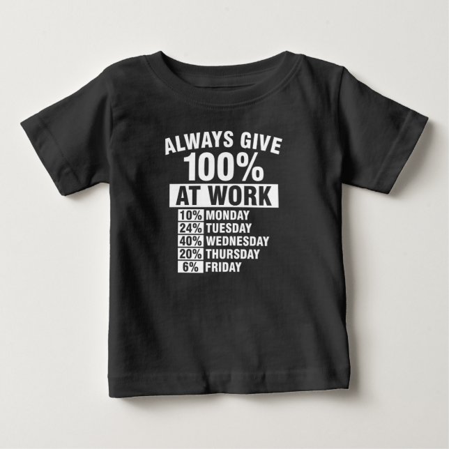 Alltid 100 % Ge i arbetsmiljön T-shirt (Framsida)