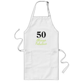 Alltid 50 och fantastisk långt förkläde