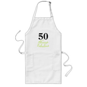 Alltid 50 och fantastisk långt förkläde